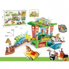 Іграшка автомийка 5500, 2 машинки, гараж, гірки