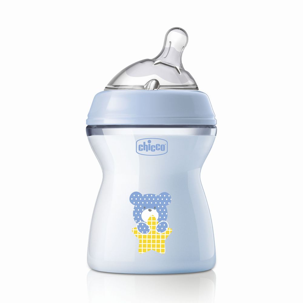 Дитяча пляшечка пластик Natural Feeling NEW, 250 мл, 2м+ (81323.20), Chicco