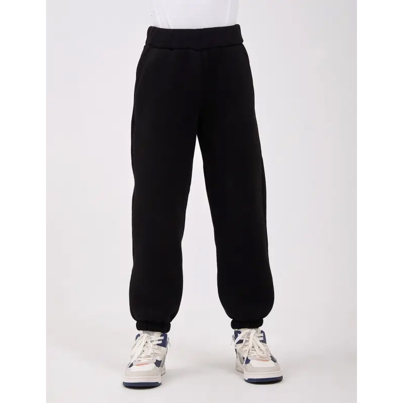 Штани теплі для хлопчика чорні (115723-1, 115724-1), Smil