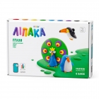 Набір пластиліну, що самозатвердівається Липака – Птахи: Пінгвін, павич, тукан (60026-UA01), Lipaka