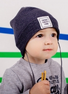 Детская демисезонная шапочка для мальчика "Роберто", DemboHouse (ДембоХаус)