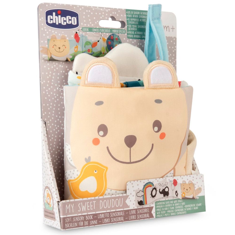 М'яка сенсорна книга My Sweet DouDou (12162.00), Chicco
