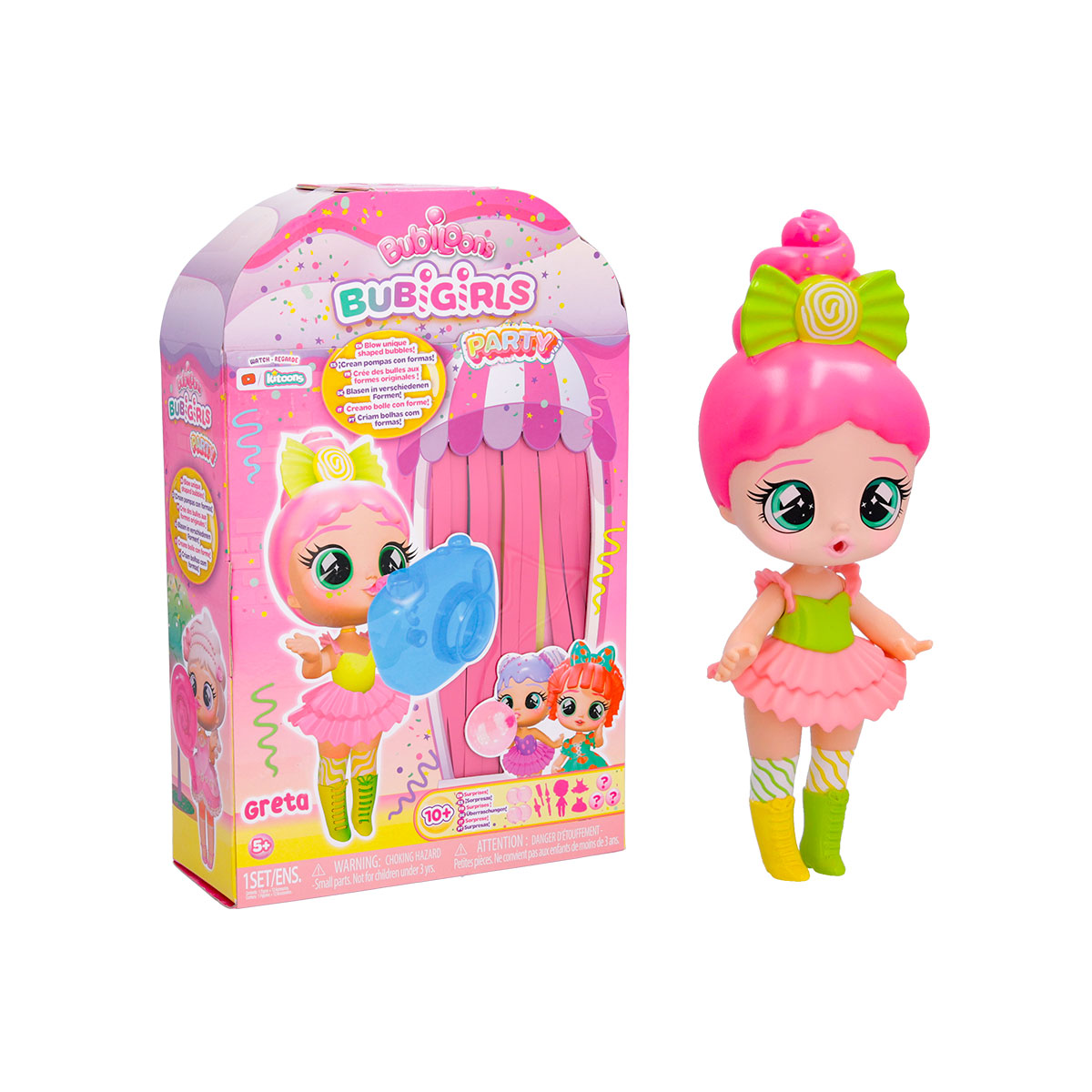 Ігровий набір для дівчинки Bubiloons Малятко Бабі Грета, 906174IM