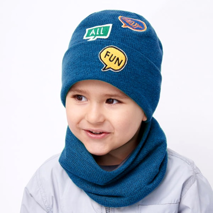 Детские демисезонные шапочки для мальчика