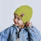 Детская демисезонная шапка для мальчика Констанс, зеленая, DemboHouse (ДембоХаус)
