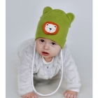 Детская демисезонная шапочка для мальчика Паскаль, зеленая, DemboHouse (ДембоХаус)
