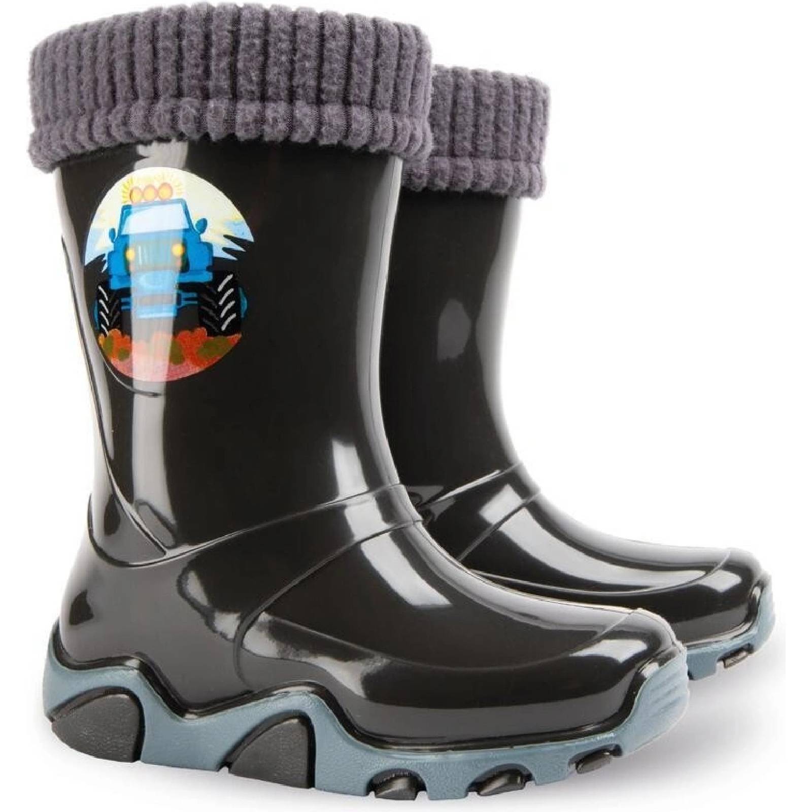 Дитячі гумові чоботи STORMER LUX, чорні (0402,0403 і), Demar (Демар)