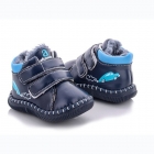 Детские зимние ботинки для мальчика темно-синий Fd114, Apawwa