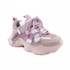 Дитячі кросівки для дівчинки рожеві M579, Apawwa