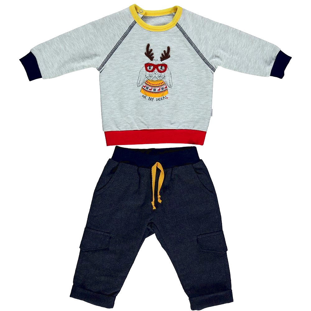 Детский комплект для мальчика (джемпер+брюки) (K2405), Bebetto (Турция)