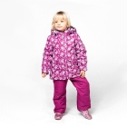 Детский зимний комплект для девочки, панды фуксия (Z503-20), Libellule (Baby Line)