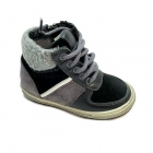 Деміезонние черевики для хлопчика, темно-сірі (70423/46/437), Bistfor