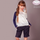 Школьные шорты для девочки (489), Baby Angel