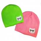 Детская демисезонная шапка для девочки, Кошечка (BX105), Barbaras