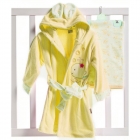 Детский махровый халат + полотенце, желтый (1005.BES), Bebessi (Туреччина)