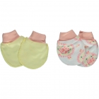 Детские варежки-царапки для девочек (набор 2 пары) цвета в ассортименте (T1705), Bebetto