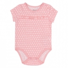 Детское боди-футболка для девочки, розовое (БД182), Бемби