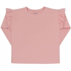 Блуза с длинным рукавом для девочки, розовая (ФБ862), Бемби