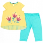 Детский костюм для девочек Sweet summer day, желтый-мята (КС620), Бемби