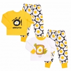 Пижама для мальчика Яичница (ПЖ53), Бемби
