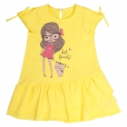 Детское платье для девочек Sweet summer day, желтое (ПЛ269), Бемби