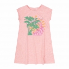 Детское платье для девочки Tropical life, розовое (ПЛ273), Бемби