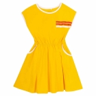 Платье для девочки, желтое (ПЛ313), Бемби