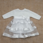 Детское платье для девочки Маленька Леді, интерлок, белое (2706975), Бетис