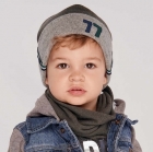 Детский демисезонный комплект (шапка + хомут) "Брикстон" для мальчика, DemboHouse (ДембоХаус)