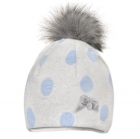 Детская зимняя шапка для девочки Liberta, голубая, Broel (Польша)