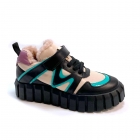 Дитячі зимові черевики для дівчинки (16008/821/175УШ, 18008/821/175УШ), Bistfor