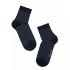 Детские хлопчатобумажные носки Tip-Top, темно-синий, полоска (5С-11СП), Conte Kids