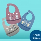 Силиконовый слюнявик с карманом Bonjour Paris (74/027), Canpol Babies