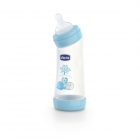 Детская бутылочка для кормления "Well-being" Angeled (250 мл, пластик, соска силиконовая), 0м (20621.20), Chicco