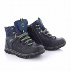 Детские демисезонные ботинки для мальчика, темно-синие (P-350), Clibee