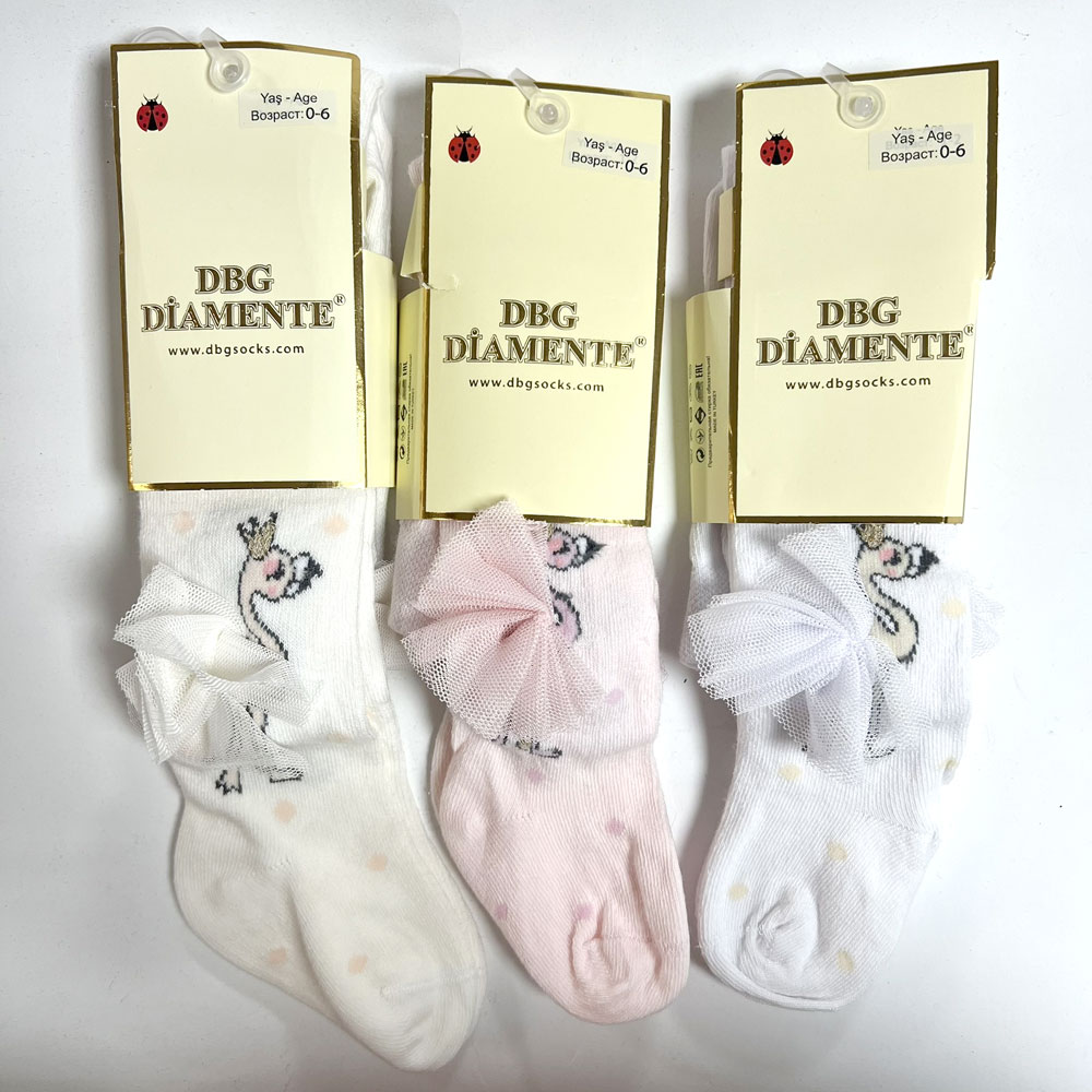 Дитячі колготи для дівчинки ошатні (000445), DBG Diamante