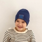 Детская демисезонная шапка для мальчика Бейхан, синяя, DemboHouse (ДембоХаус)