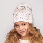 Детская демисезонная шапка для девочек "Кетрин", DemboHouse (ДембоХаус)