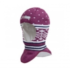 Детская зимняя шапка - шлем для девочки (17330-1, 16343), David’s Star
