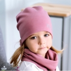 Детский демисезонный комплект шапка+снуд для девочек (20111), David’s Star