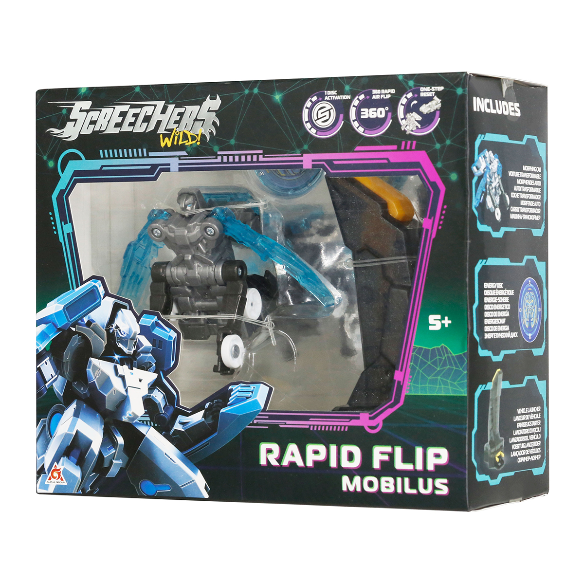 Игровой набор Screechers Wild! S5 L0.5 – Мобилус EU686102B, (Дикие Скричеры)