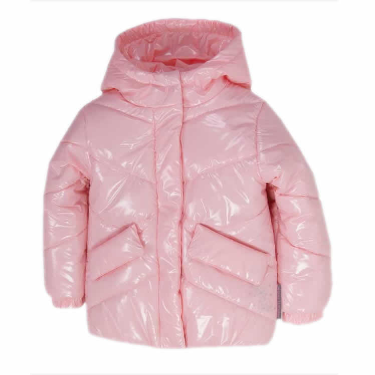 Детская демисезонная куртка для девочки, розовая (06-ВД-21), Evolution