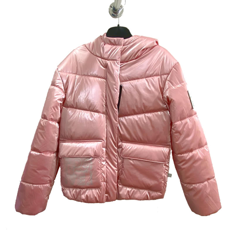 Демисезонная куртка для девочки, пудра (07-ВД-21), Evolution