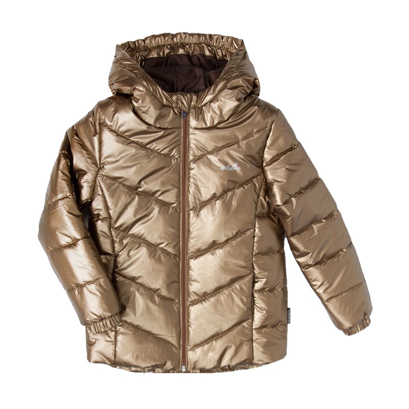 Дитяча демісезонний куртка для дівчинки, бронза (27-ВД-20), Evolution