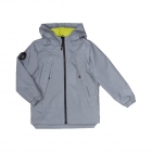 Дитяча демісезонний куртка для хлопчика з світловідбиваючої тканини, сіра (17-ВМ-20, 19-ВМ-20), Evolution