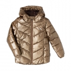 Детская демисезонная куртка для девочки, бронза (27-ВД-20), Evolution
