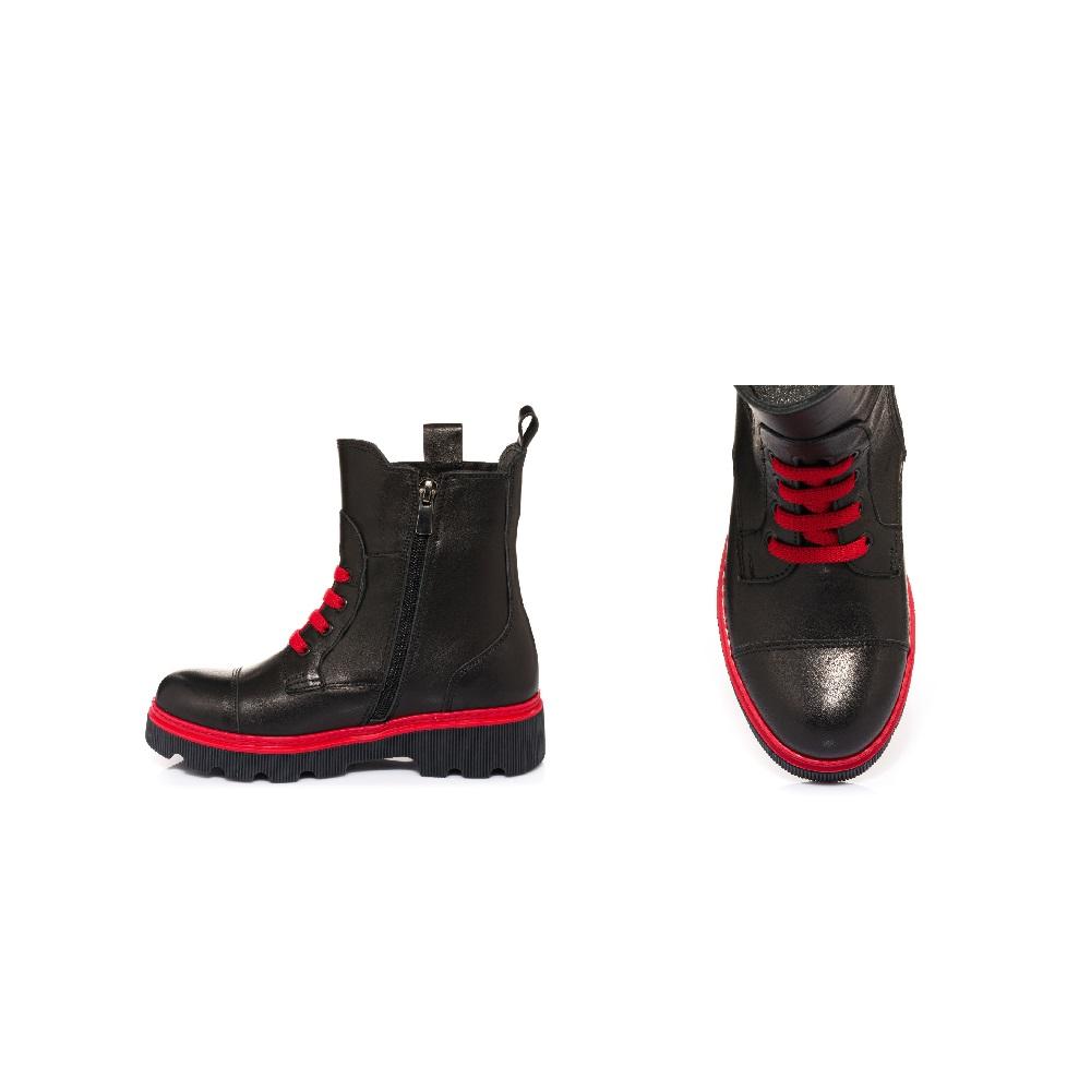 Зимові черевики для дівчинки, чорні (02-9540-64-21B-02), Minimen (Мінімен)
