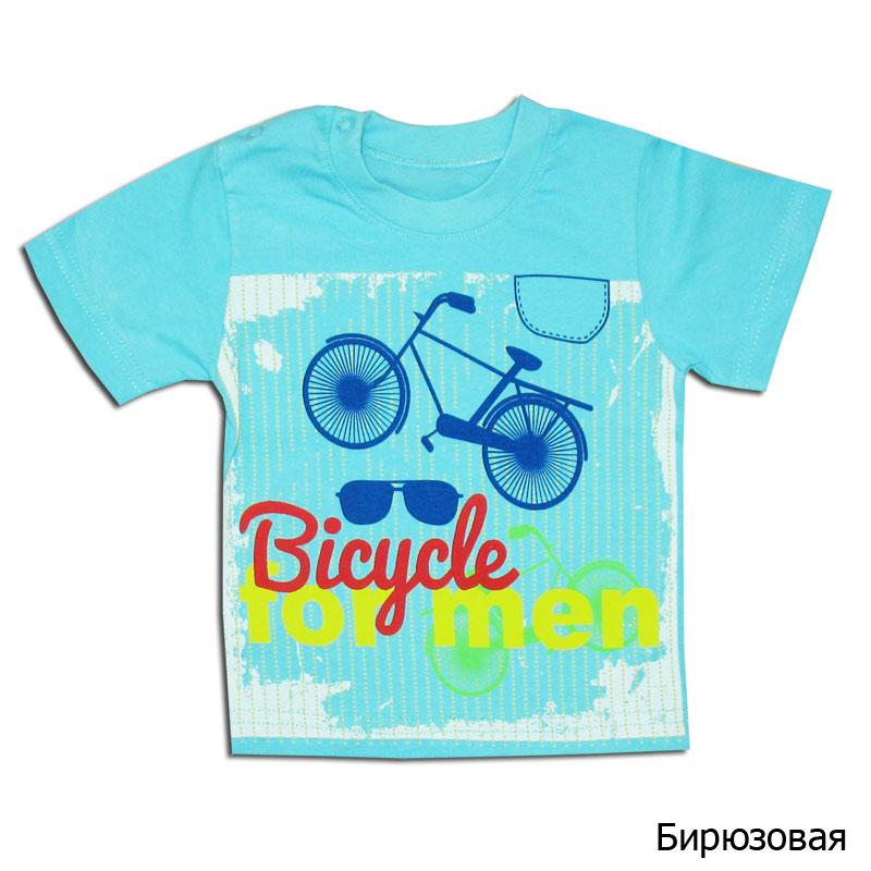Детская футболка для мальчика \"Велосипеды\" (10106), Габби