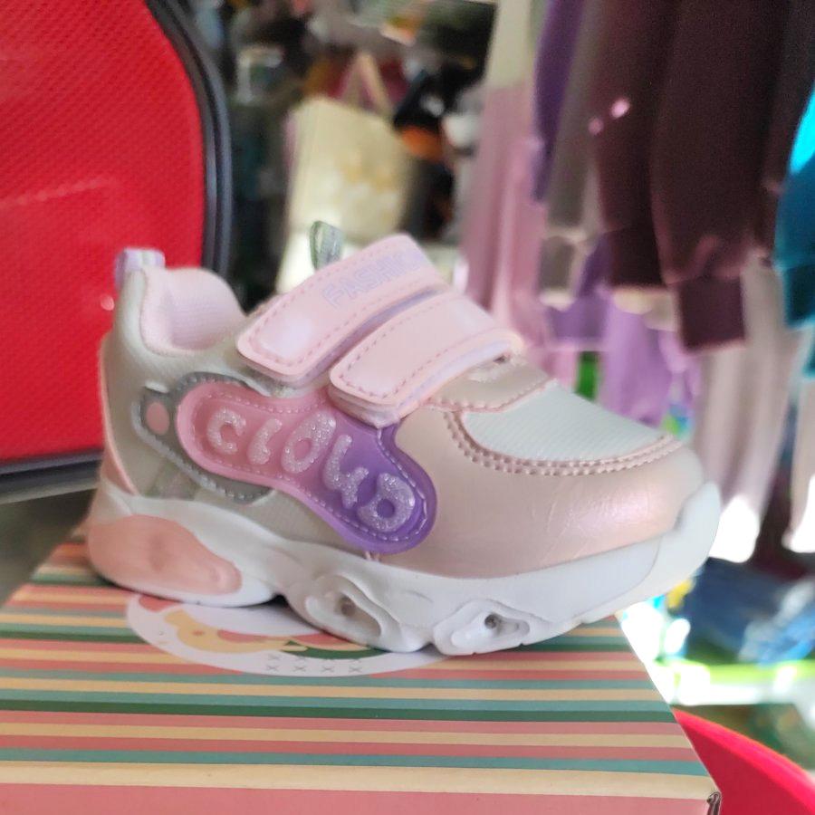 Дитячі кросівки для дівчинки світяться, рожеві (11086B), TOM.M