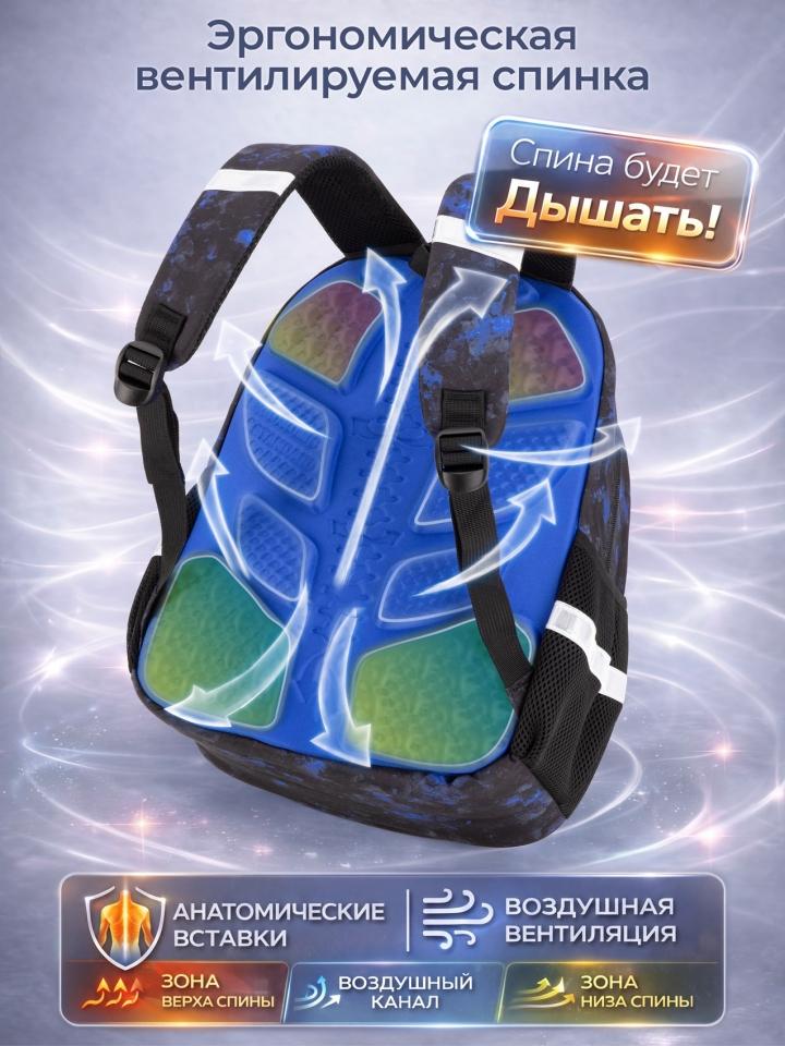Шкільний рюкзак Sunny Happy зі спортивним автомобілем (SH1-15), Winner /SkyName